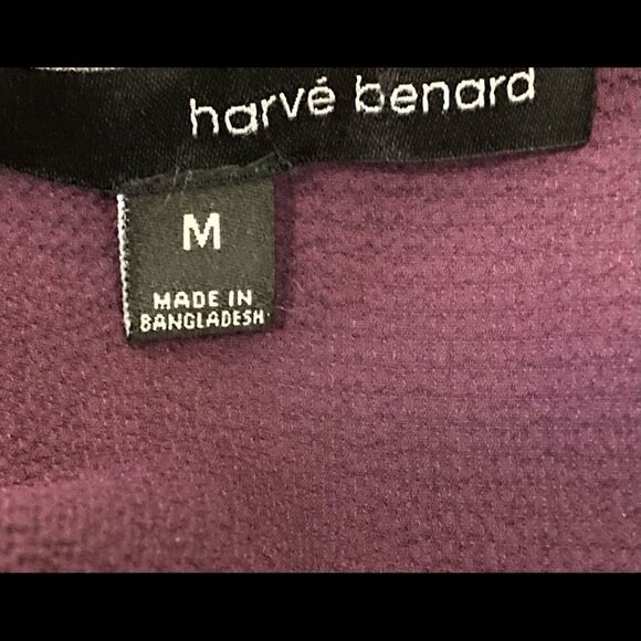 Harve Bernard Purple blouse Medium - Picture 5 of 6